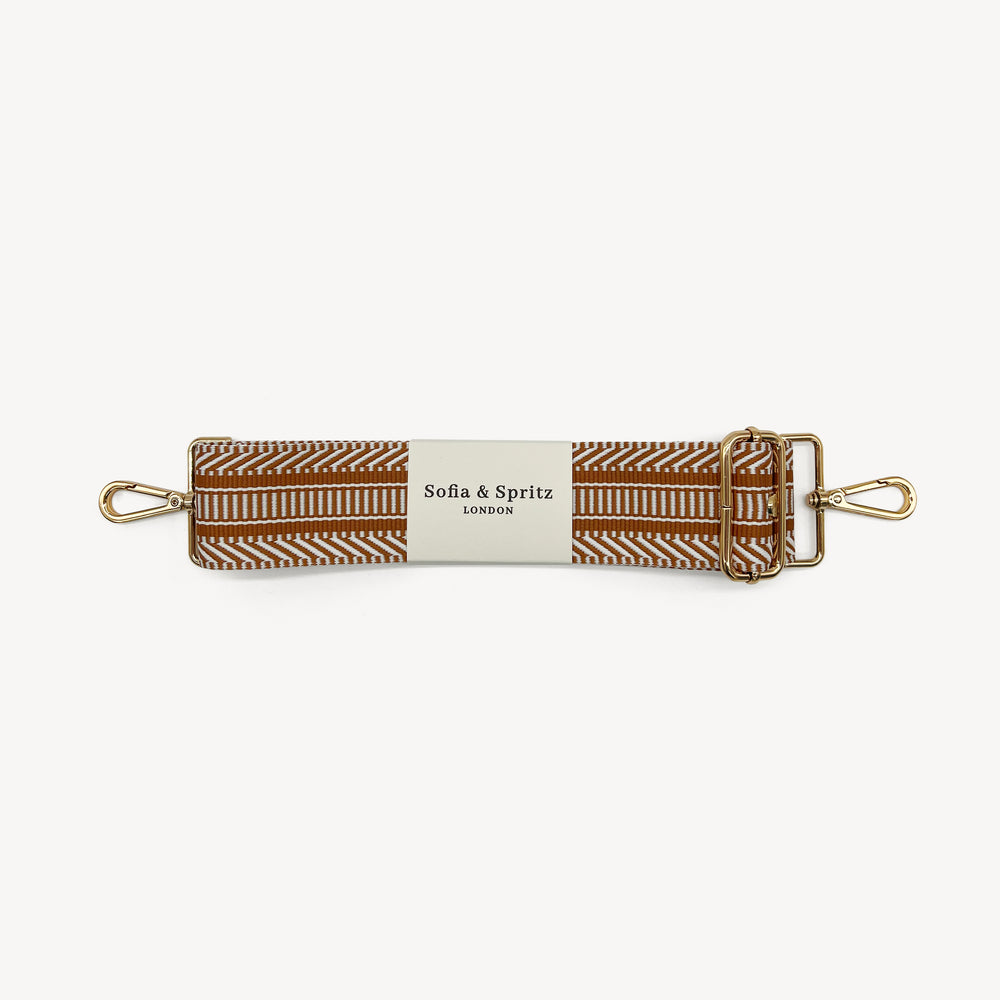 Tan & White Stripe Aztec Strap thumbnail-image-2
