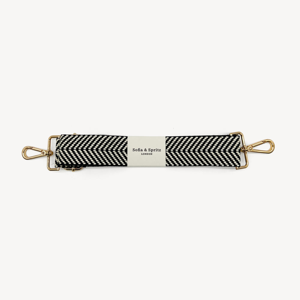 Black & White Chevron Strap thumbnail-image-2