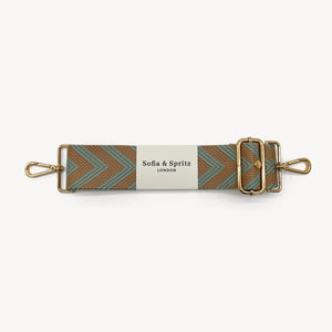 Pale Blue & Tan Arrow Strap thumbnail-image-2