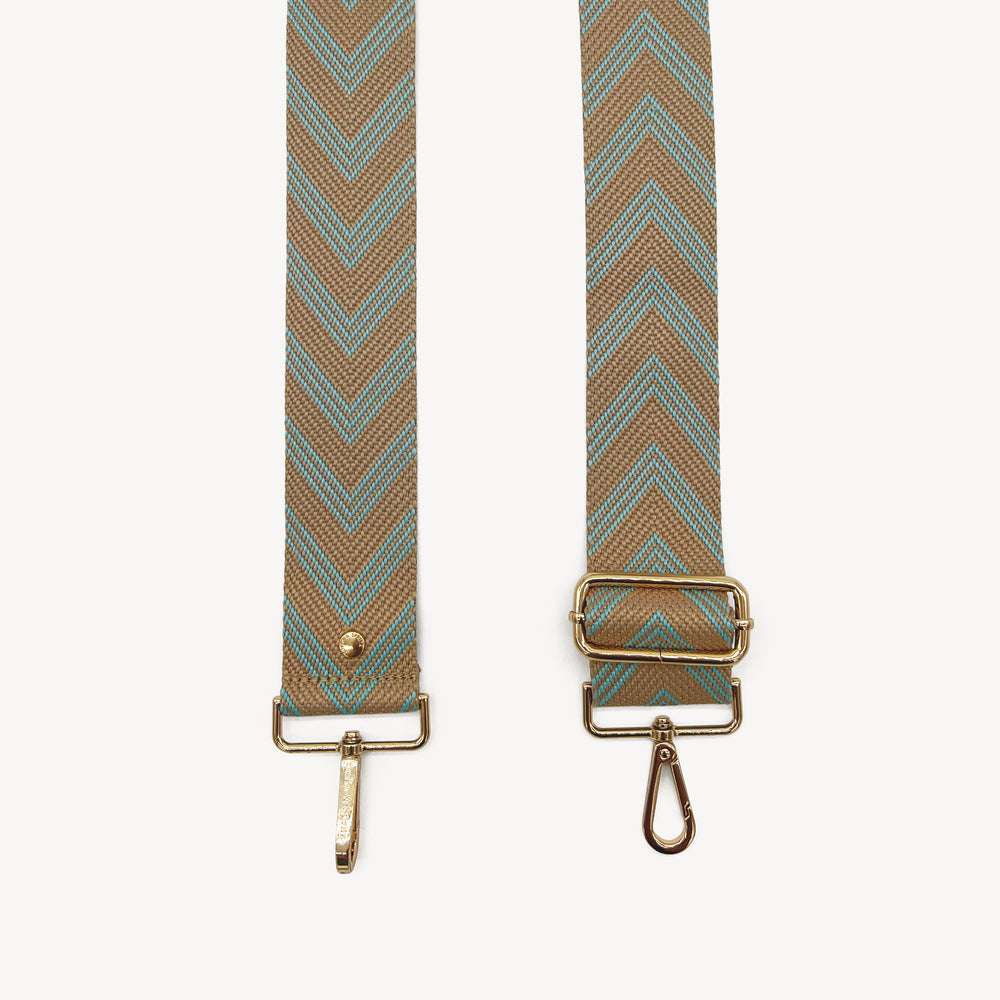 Pale Blue & Tan Arrow Strap thumbnail-image-1