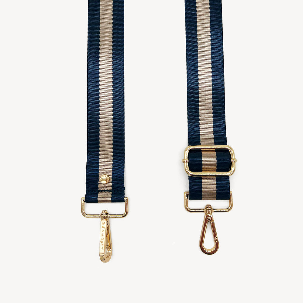 Navy & Gold Stripe Strap thumbnail-image-1