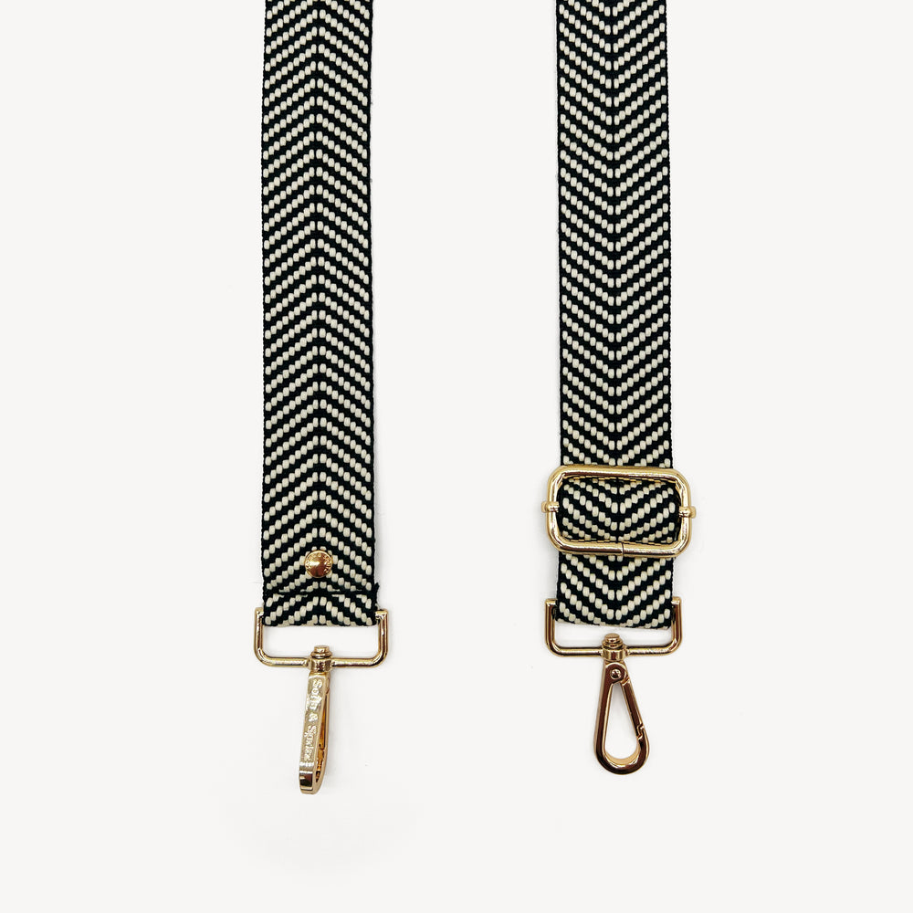 Black & White Chevron Strap thumbnail-image-1