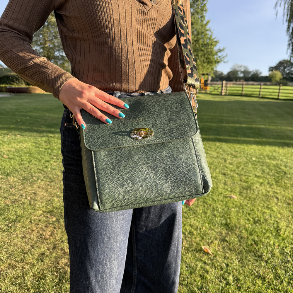 Elara Messenger Bag - Racing Green thumbnail-image-1