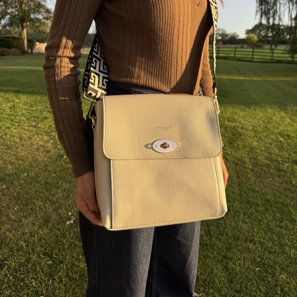 Elara Messenger Bag - Stone thumbnail-image-5