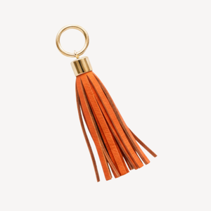 Leather Tassel Keyring